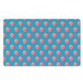 Pink And Blue Cotton Candy Pattern Print Polyester Doormat