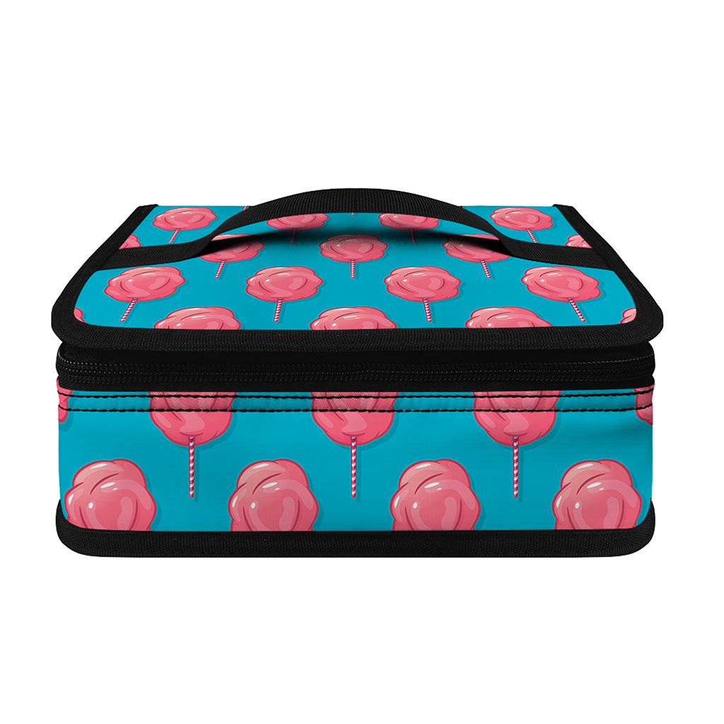 Pink And Blue Cotton Candy Pattern Print Small Lunch Bag
