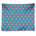 Pink And Blue Cotton Candy Pattern Print Tapestry