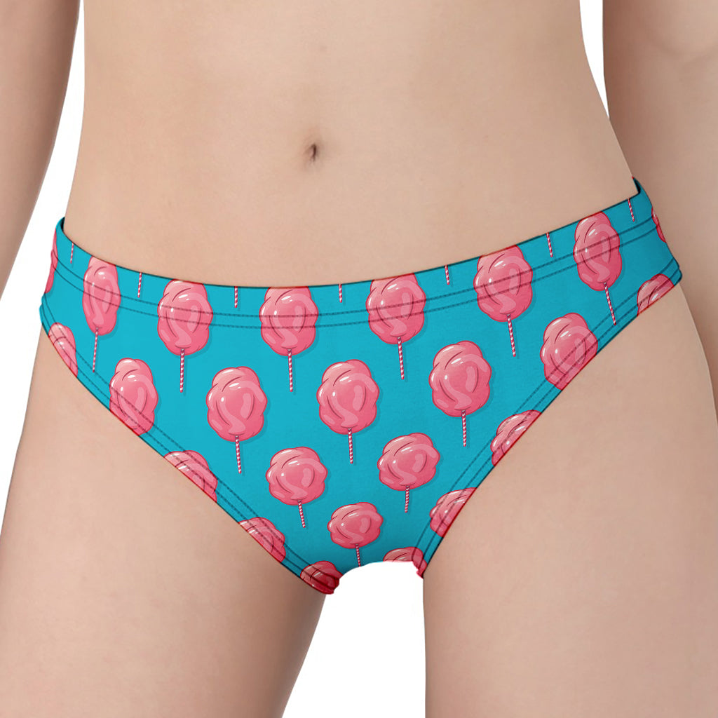 Pink And Blue Cotton Candy Pattern Print Women's Panties