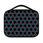 Pink And Blue Lights Heart Pattern Print Classic Bible Case