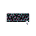 Pink And Blue Lights Heart Pattern Print Extended Mouse Pad