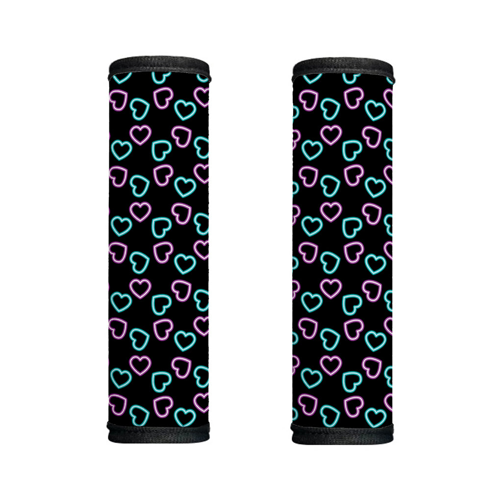 Pink And Blue Lights Heart Pattern Print Handle Covers