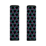 Pink And Blue Lights Heart Pattern Print Handle Covers