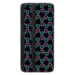 Pink And Blue Lights Heart Pattern Print Refrigerator Handle Covers