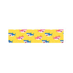 Pink And Blue Shark Pattern Print Bed Runner