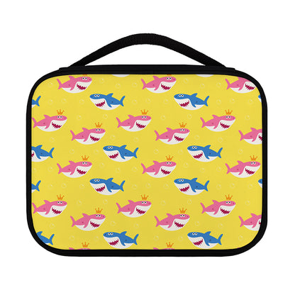 Pink And Blue Shark Pattern Print Classic Bible Case