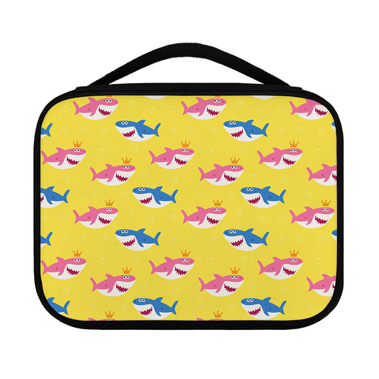 Pink And Blue Shark Pattern Print Classic Bible Case