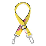 Pink And Blue Shark Pattern Print Dog Seat Belt