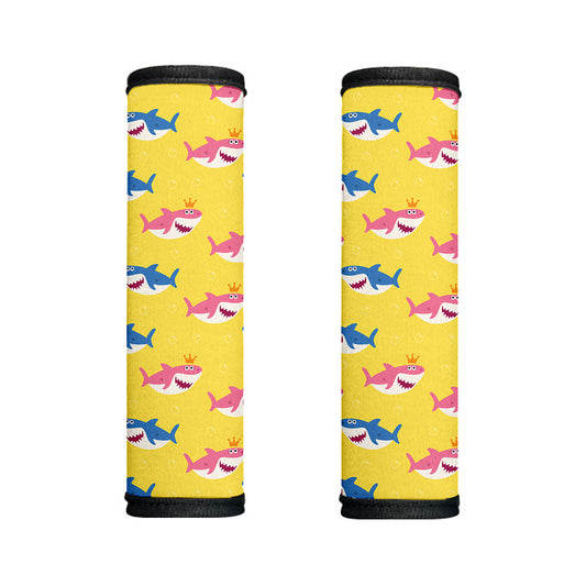 Pink And Blue Shark Pattern Print Handle Covers