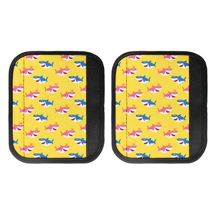 Pink And Blue Shark Pattern Print Handle Covers