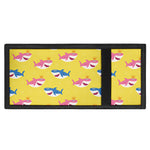 Pink And Blue Shark Pattern Print Trifold Wallet
