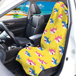 Pink And Blue Shark Pattern Print Waterproof Car Seat Cover