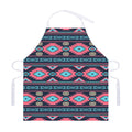 Pink And Blue Southwestern Pattern Print Adjustable Apron