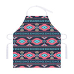 Pink And Blue Southwestern Pattern Print Adjustable Apron