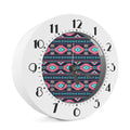 Pink And Blue Southwestern Pattern Print Alarm Clock