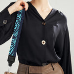 Pink And Blue Southwestern Pattern Print Bag Strap