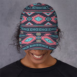 Pink And Blue Southwestern Pattern Print Baseball Cap