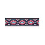 Pink And Blue Southwestern Pattern Print Bed Runner