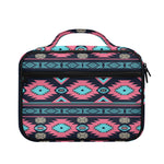Pink And Blue Southwestern Pattern Print Briefcase Bible Bag