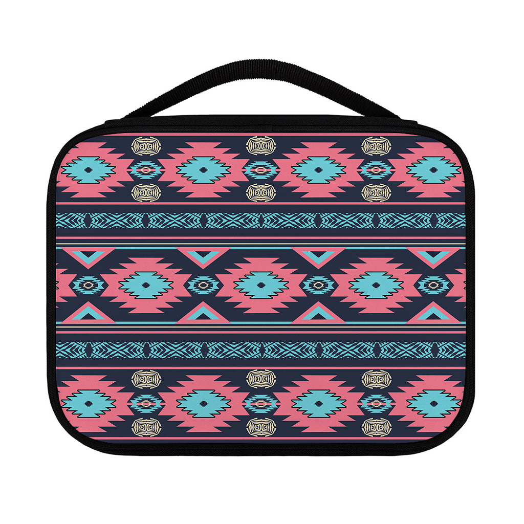 Pink And Blue Southwestern Pattern Print Classic Bible Case