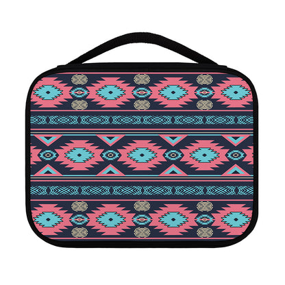 Pink And Blue Southwestern Pattern Print Classic Bible Case