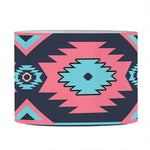 Pink And Blue Southwestern Pattern Print Drum Lamp Shade