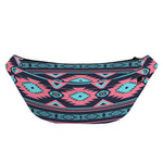 Pink And Blue Southwestern Pattern Print Fanny Pack