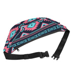 Pink And Blue Southwestern Pattern Print Fanny Pack