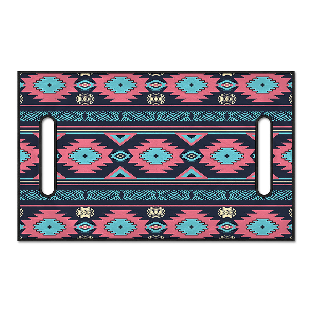 Pink And Blue Southwestern Pattern Print Golf Cart Seat Cover