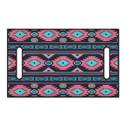 Pink And Blue Southwestern Pattern Print Golf Cart Seat Cover