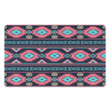 Pink And Blue Southwestern Pattern Print Polyester Doormat