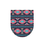 Pink And Blue Southwestern Pattern Print Toilet Lid Cover