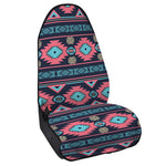 Pink And Blue Southwestern Pattern Print Waterproof Car Seat Cover