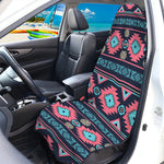 Pink And Blue Southwestern Pattern Print Waterproof Car Seat Cover