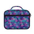 Pink And Blue Tropical Palm Leaf Print Briefcase Bible Bag