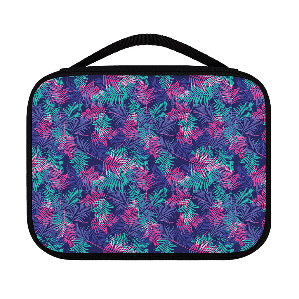 Pink And Blue Tropical Palm Leaf Print Classic Bible Case
