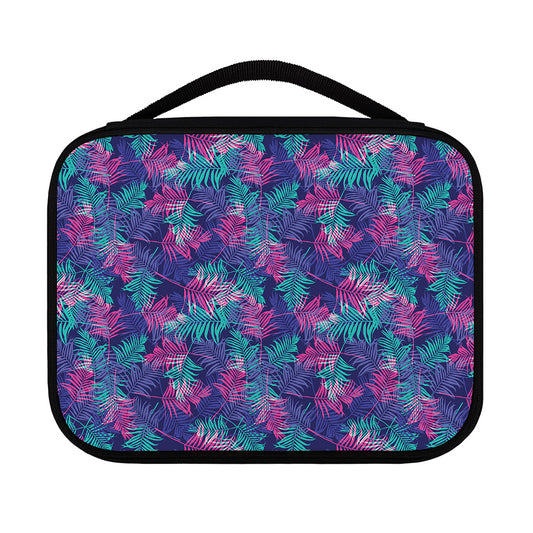 Pink And Blue Tropical Palm Leaf Print Classic Bible Case