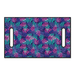 Pink And Blue Tropical Palm Leaf Print Golf Cart Seat Cover