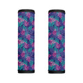 Pink And Blue Tropical Palm Leaf Print Handle Covers