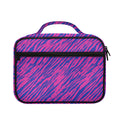 Pink And Blue Zebra Stripes Print Briefcase Bible Bag