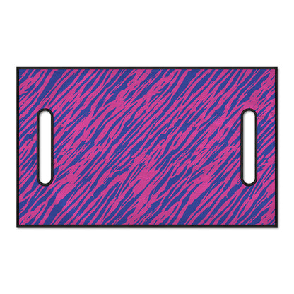 Pink And Blue Zebra Stripes Print Golf Cart Seat Cover