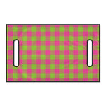 Pink And Green Buffalo Plaid Print Golf Cart Seat Cover