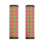 Pink And Green Buffalo Plaid Print Handle Covers