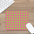 Pink And Green Buffalo Plaid Print Mouse Pad