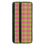 Pink And Green Buffalo Plaid Print Refrigerator Handle Covers