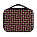 Pink And Green Houndstooth Pattern Print Classic Bible Case