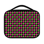 Pink And Green Houndstooth Pattern Print Classic Bible Case