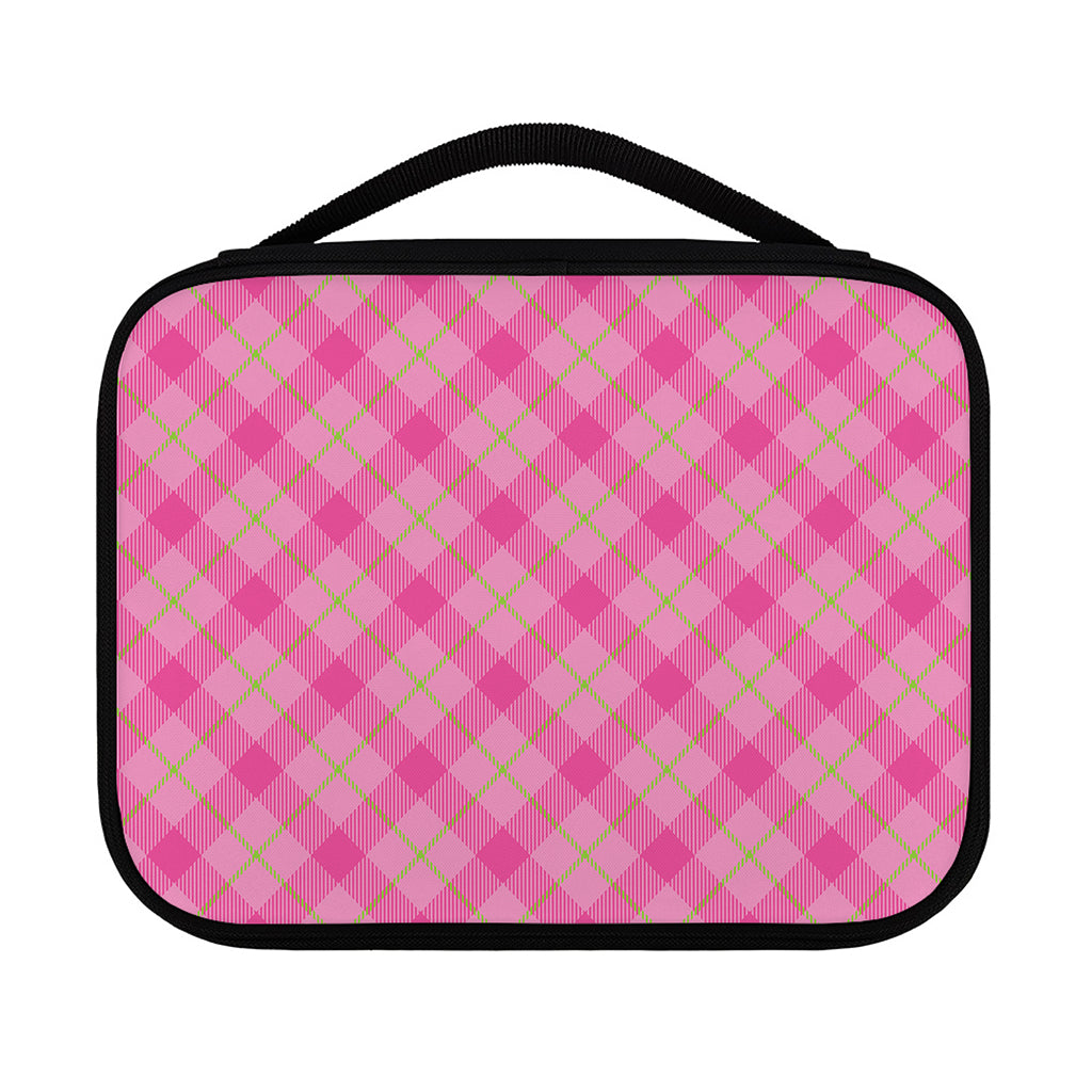 Pink And Green Plaid Pattern Print Classic Bible Case