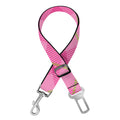 Pink And Green Plaid Pattern Print Dog Seat Belt